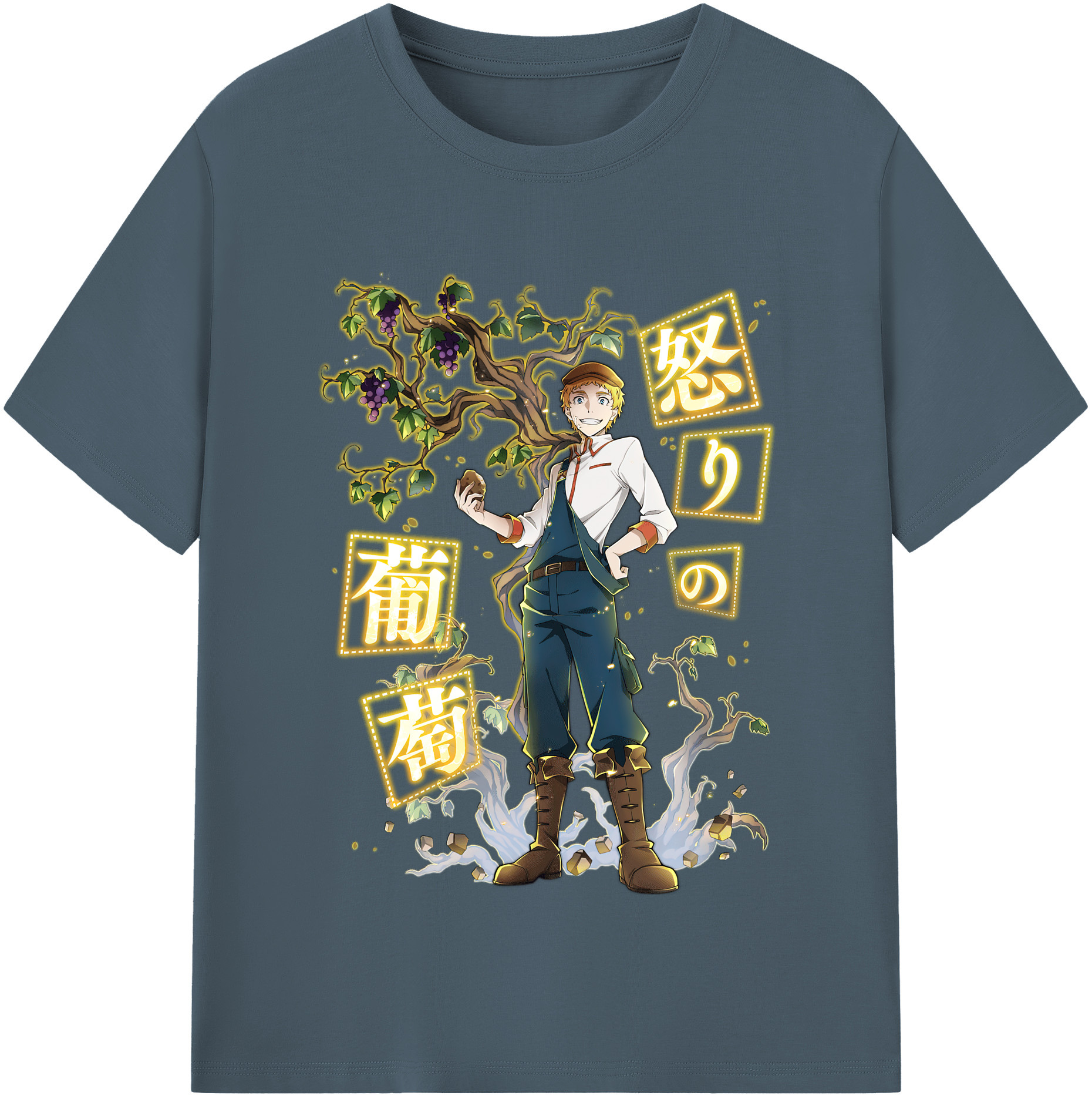（画像用） 文豪ストレイドッグス Bungo Stray Dogs 綿100％半袖Tシャツ（フロントプリント）